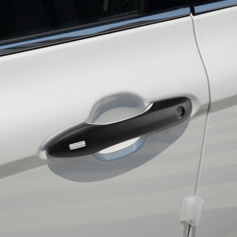 DLOVEG Car Door Handle Cover Protector Compatible for 2018-2023 2024 2025 Toyota Camry Accessories Compatible for Toyota Corolla Venza 2025 2024 2023 2022-2020 (with 2 Smart Key Holes, Matte Black) - Image 3